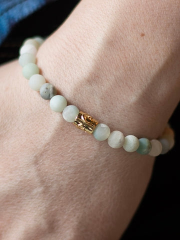 Sun and Moon Bracelet - Amazonite