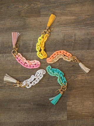 Color Me Bright Keychain - Peachy Keen