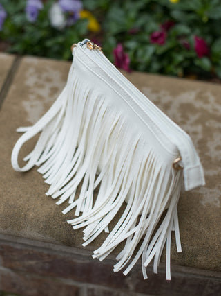 Western Flair Clutch - White