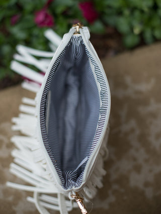 Western Flair Clutch - White
