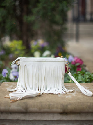 Western Flair Clutch - White