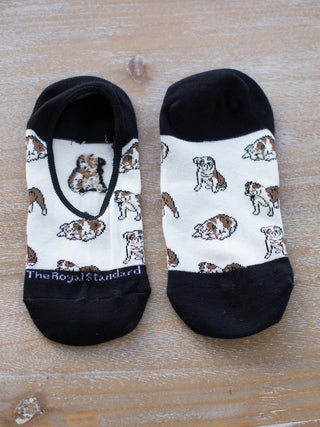 Women's Bulldog No Show Socks