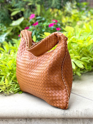 Woven Wonder Bag - Saddle