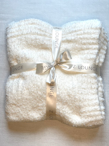 Z Supply Must-Have Plush Blanket - Bone